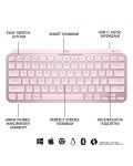 Tipkovnica Logitech - MX Keys Mini, bežična, ružičasta - 7t
