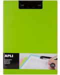 Međuspremnik s poklopcem APLI А4 - PVC, zeleni - 1t