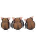 Set kipića Nemesis Now Adult: Humor - Three Wise Bats, 8 cm - 3t