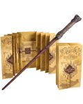 Set replika The Noble Collection Movies: Harry Potter - Marauder's Map & Harry Potter's Wand - 1t