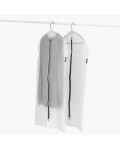 Set od 2 navlake za odjeću Brabantia - 60 x 100 cm, Transparent/Grey - 3t