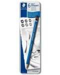 Set olovki Staedtler Mars Lumograph - Soft, 6 komada  - 1t