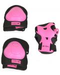 Set dječjih štitnika Byox - H110, Class A, Pinky, do 25 kg - 1t