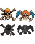 Set bedževa Cine Replicas Animation: One Piece - Luffy & Buggy Skulls - 2t