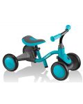 Bicikl za ravnotežu Globber - Learning bike 3 u 1 Deluxe, plavo-zeleni - 4t