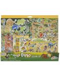 Set naljepnica Grafix - Dinosaur, 500 komada - 1t