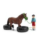 Set Schleich Farm World Horses – Natječanje u agilnosti s ponijem - 4t