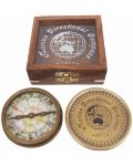 Kompas suvenir Sea Club - Antic, u drvenoj kutiji - 1t