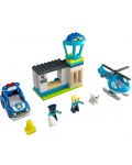 Кonstruktor Lego Duplo Town - Policijska postaja i helikopter (10959) - 3t