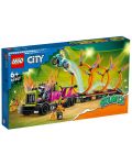 Konstruktor LEGO City - Kaskaderski kamion i izazov vatrenog kruga (60357) - 1t