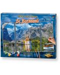 Set za slikanje po brojevima Schipper - Sv. Bartolomej na jezeru Königssee - 1t