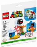 Konstrukcijski set LEGO Super Mario - Platforma s Fuzzyjem i Gljivom – komplet za početnu stazu (30389) - 1t