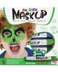 Set boja za lice Carioca Mask up - Čudovišta, 3 boje - 1t