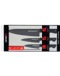 Set od 3 noža Samura - Shadow, crni neljepljivi premaz - 3t