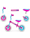 Bicikl za ravnotežu Milly Mally - Dragon Air, plavo-ružičasti - 2t
