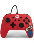 Kontroler  PowerA - Enhanced za Nintendo Switch, žičani, Mario - 1t