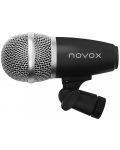 Set mikrofona za bubnjeve Novox - Drum Set, srebrno/crni - 3t