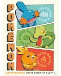 Set mini postera GB Eye Games: Pokemon - Starters - 8t