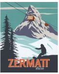 Set za slikanje po brojevima Ravensburger CreArt - Zermatt, Švicarska - 2t