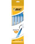 Set kemijskih olovaka BIC Round Stic Classic - 1.0 mm, plavi, 4 kom. - 1t