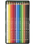 Set olovaka u boji Faber-Castell Polychromos - 12 boja - 2t