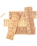 Set Smart Baby - Taktilne drvene ploče za pisanje, 5 komada - 1t