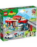 Konstruktor Lego Duplo Town – Parking i autopraonica (10948) - 2t
