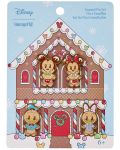 Set bedževa Loungefly Disney: Mickey and Friends - Gingerbread - 1t