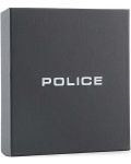 Kožna torbica za kartice Police - Caster, crna - 3t