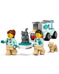 Konstruktor LEGO City - Spašavanje veterinarskim busom (60382) - 3t