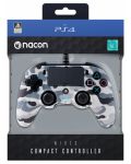 Kontroler Nacon - Wired Compact Controller, Camo Grey (PS4) - 5t