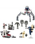Konstruktor LEGO Star Wars - Clone Stormtroopers i Battle Droids Battle Pack (75372) - 2t