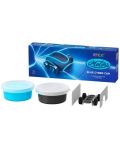 Set za modeliranje s glinom Hey Clay - Cyber ​​​​auto, plavi - 2t