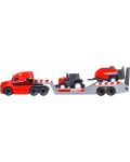Set Dickie Toys - Kamion za prijevoz sa traktorom Massey Ferguson - 4t