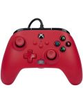 Kontroler PowerA - Enhanced, žični, za Xbox One/Series X/S, Artisan Red - 1t