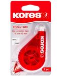 Traka za korekciju Kores - Roll On, 4.2 mm x 15 m, crvena - 2t