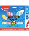 Set flomastera Maped Color Peps - Jungle, 18 boja - 1t