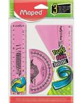 Set za crtanje Maped Twist'n Flex - Ružičasti - 1t