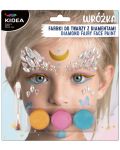 Set boja za lice Kidea -  Vila, s dijamantima - 1t