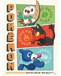Set mini postera GB Eye Games: Pokemon - Starters - 2t