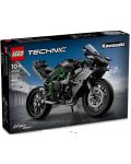 Konstruktor LEGO Technic - Motocikl Kawasaki Ninja H2R (42170) - 1t