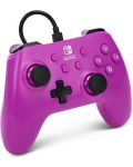 Kontroler PowerA - Enhanced, žičani, za Nintendo Switch, Grape Purple - 2t