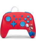 Kontroler PowerA - Enhanced, žični, za Nintendo Switch, Woo-hoo! Mario - 1t
