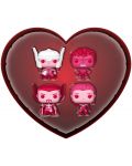 Set mini figurica Funko Pocket POP! Marvel: The Avengers - Happy Valentine's Day Box - 1t