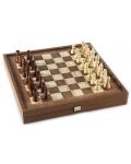 Set šaha i backgammona Manopoulos - Boja oraha, 41 x 41 cm - 2t