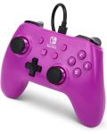 Kontroler PowerA - Enhanced, žičani, za Nintendo Switch, Grape Purple - 4t