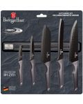 Set od 5 noževa ​Berlinger Haus - Metallic Line Carbon Pro Edition, s magnetskom trakom - 2t