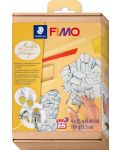 Komplet gline Staedtler Fimo Soft - Marble Design, 4 х 25 g - 1t