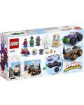 Konstruktor Lego Marvel - Spidey Amazing Friends, Hulk protiv Rhino (10782) - 2t