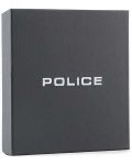 Kožna torbica za kartice Police - Spike, tamnoplava - 3t